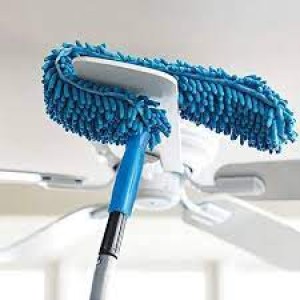 MultiPurpose Flexible Microfiber Cleaning Duster Brush| Feather Magic Dust Cleaner with Extendable Rod for Ceiling Fan Home Office Car Cleaning Tools